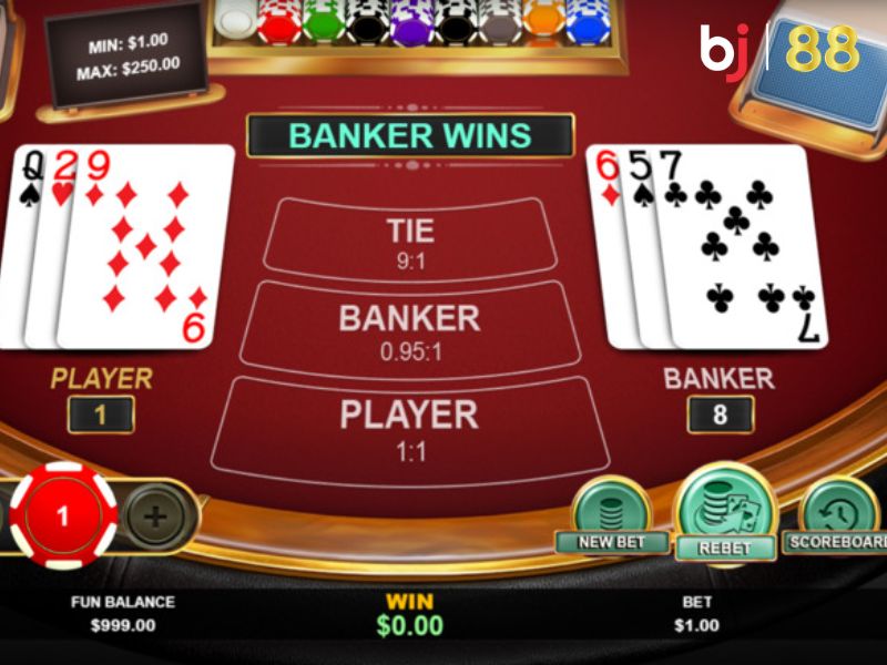 Tìm hiểu luật chia bài Baccarat online cơ bản